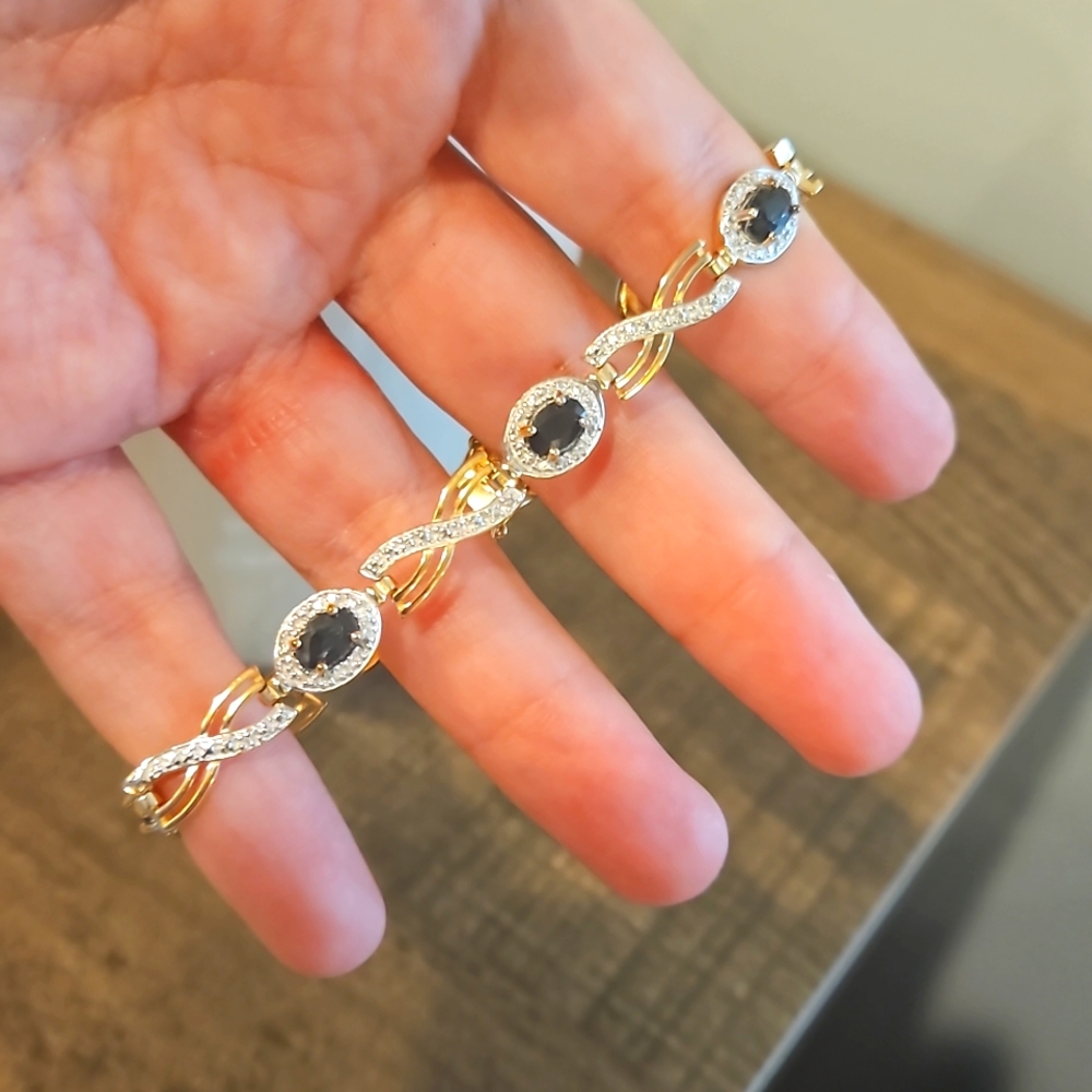 Gold Black Bracelet